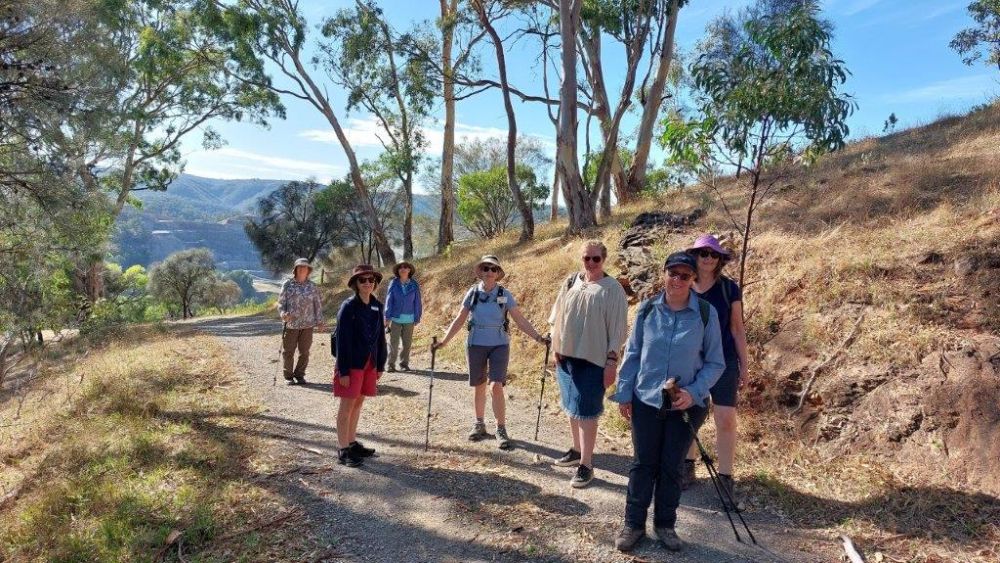 Bushwalking with Iwona