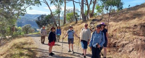 Bushwalking with Iwona